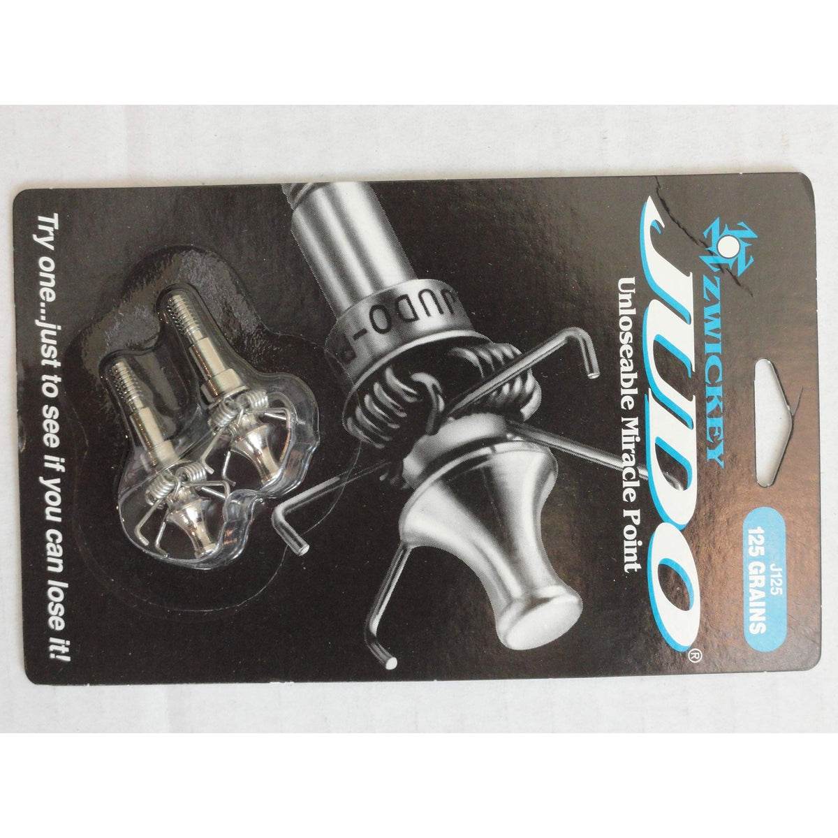 Zwickey Archery Judo Arrow Points, Screw-In, 125 Grain, 2-Pack