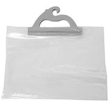 Monaco Hanging Storage Bags, 10-pack of 12 x 9-inch Clear Plastic Bags for Classroom, Library, and Pharmacy Use