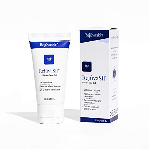 Rejuvaskin RejuvaSil Silicone Scar Gel – Improves the Appearance of Scars – Physician Recommended - 30 mL