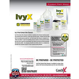 CoreTex IvyX Pre Contact Solution Towelette (25) & Ivy X Post Contact Cleanser Towelette (25) Combo Wallmount Box (50 Count)