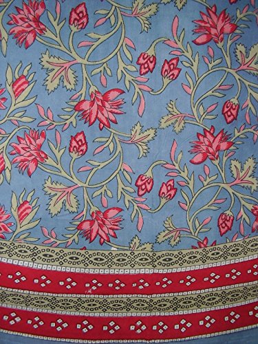 India Arts Vintage Appeal Round Cotton Tablecloth 88