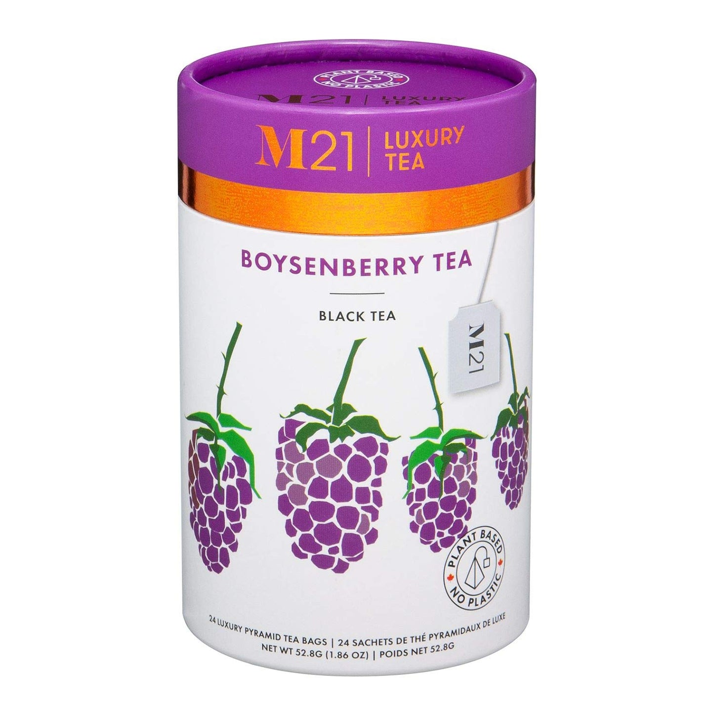Luxury Boysenberry Tea, 24 Pyramid Bags
