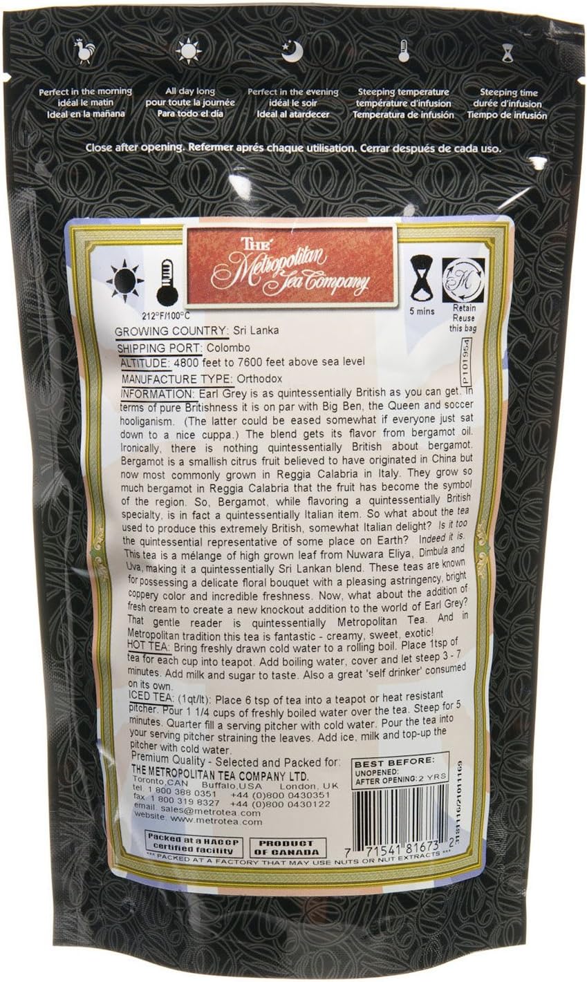 Cream Earl Grey Loose Tea, 100 g