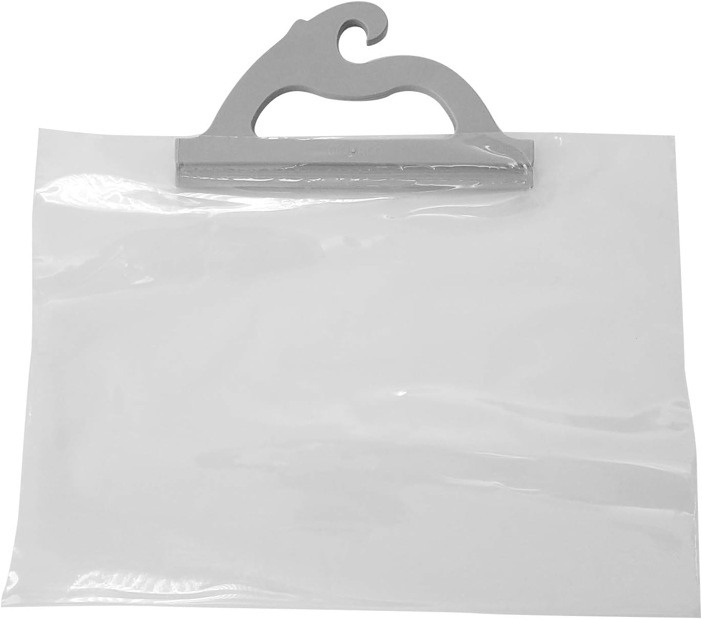 Monaco Hanging Storage Bags, 10-pack of 12 x 9-inch Clear Plastic Bags for Classroom, Library, and Pharmacy Use