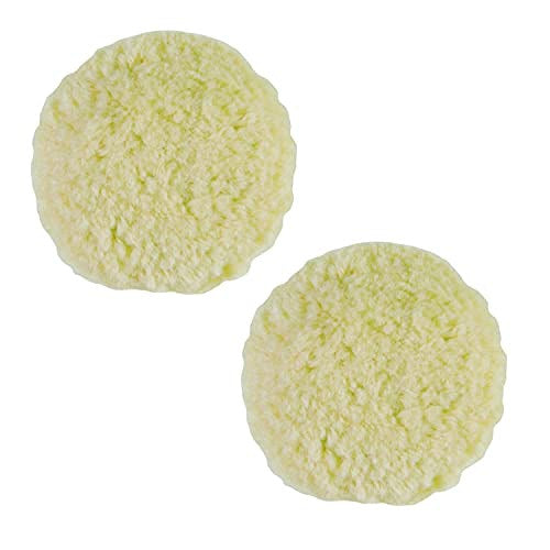 Buff and Shine Heavy Compounding Pad, 3 in, Hook and Loop, 2-Pack