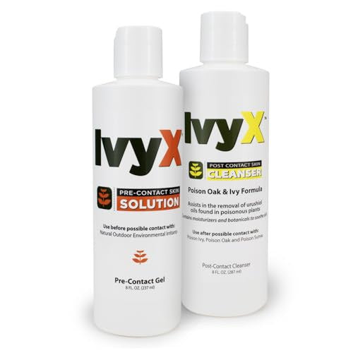 Coretex Ivy X Pre and Post Poison Ivy Treatment Combo Kit, 8 oz Bottles