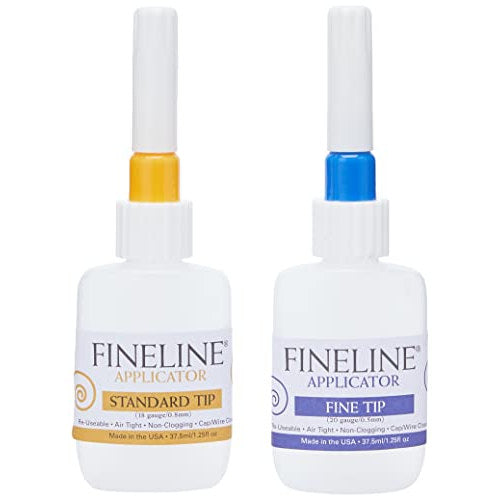 Fineline Applicators Precision Applicator Bottles, 1.25 oz, 2-Pack