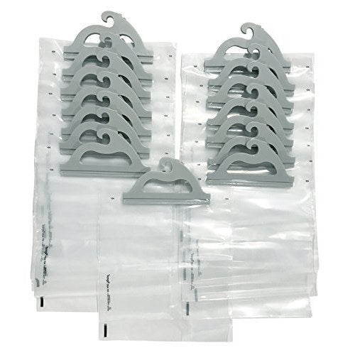 HangUp Bags by Monaco Hanging Storage Bags, 10 x 12.5 in, 15-Pack