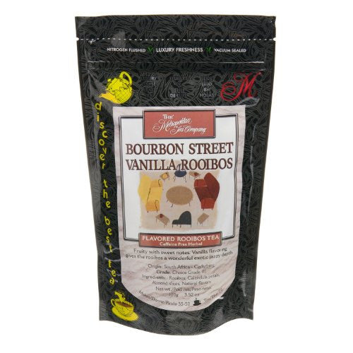Metropolitan Tea Bourbon Street Vanilla Rooibos Loose Tea, 100 g
