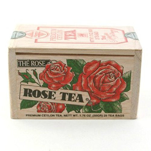 Metropolitan Tea Rose Tea, 25 Teabags in a Wood Box