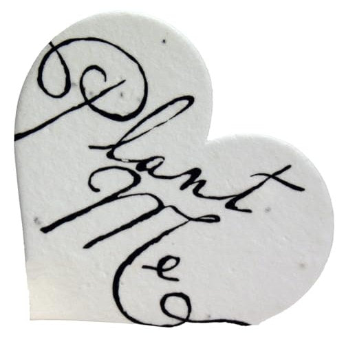 Of The Earth Wildflower Seed Paper Heart Tags, Plant Me, Set of 50