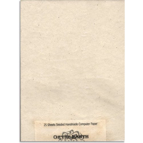 Of The Earth Wildflower Seed Printer Paper, Recycled Lotka, 25 Sheets
