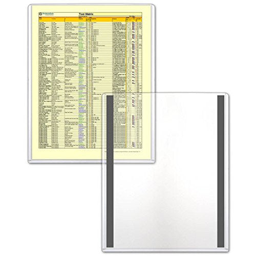 STORE SMART Magnetic Document Frames, 8.5 x 11 in, 10-Pack