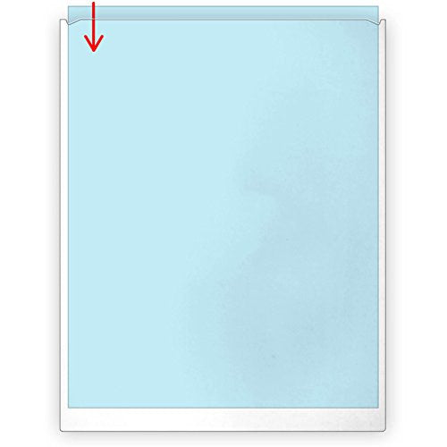 STORE SMART Peel and Stick Letter-Size Pocket, 8.5 x 11 in, 10-Pack