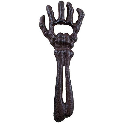 Upper Deck Cast Iron Skeleton Hand Bottle Opener