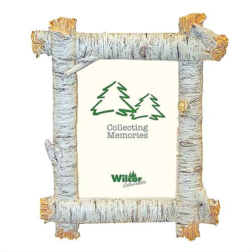 Wilcor Rustic Birch Log Photo Frame, 5 x 7 in, Vertical