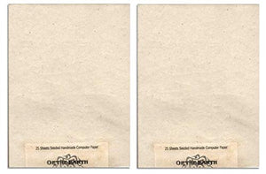 Of The Earth Recycled Lotka Printer Paper Embedded with Wildflower Seed - 8.5" x 11" (2 Pack- 50 Sheets of Paper Total)