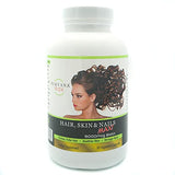 Wellgenix Purvana Max Hair, Skin, and Nails Vitamin Capsules, Double Strength Biotin 5000 MCG, Fo-Ti Root, VIT A & B, Folic Acid, Grape Seed Extract - Herbal Supplement (90 CT) (1 Pack)