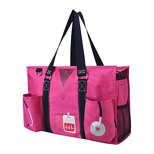 Nurse Hot Pink NGIL Medium Canvas Tote Bag