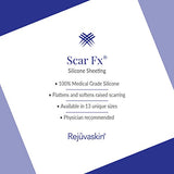 Rejuvaskin Scar Fx Silicone Sheeting - 1.5" x 3" - 100% Healthcare Grade Silicone - Physician Recommended