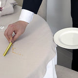 Franmara 1129-BU Anodized Waiter Crumb Scraper with Gold-Plated Pocket Clip