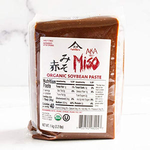 Red Aka Miso Paste Aged 6 months Namikura Miso Co. 1 kg (2.2 lbs)