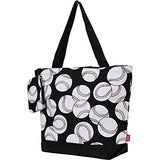 NGIL Baseball Canvas Tote Bag