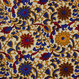 India Arts Bedspread Cotton Sunflower Print, Yellow, Approx 106" x 106"